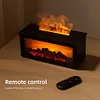 Fireplace Air Humidifier Waterless Auto-Off Aroma Diffuser for Home Decor Gift