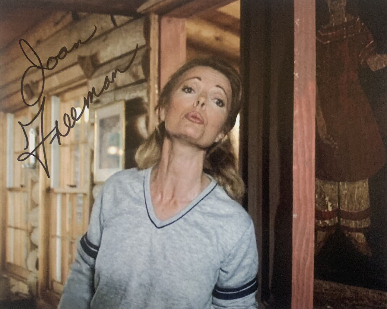 JOAN MAN HAND SIGNED 8x10 Photo Poster painting FRIDAY THE 13th AUTHENTIC AUTOGRAPH COA