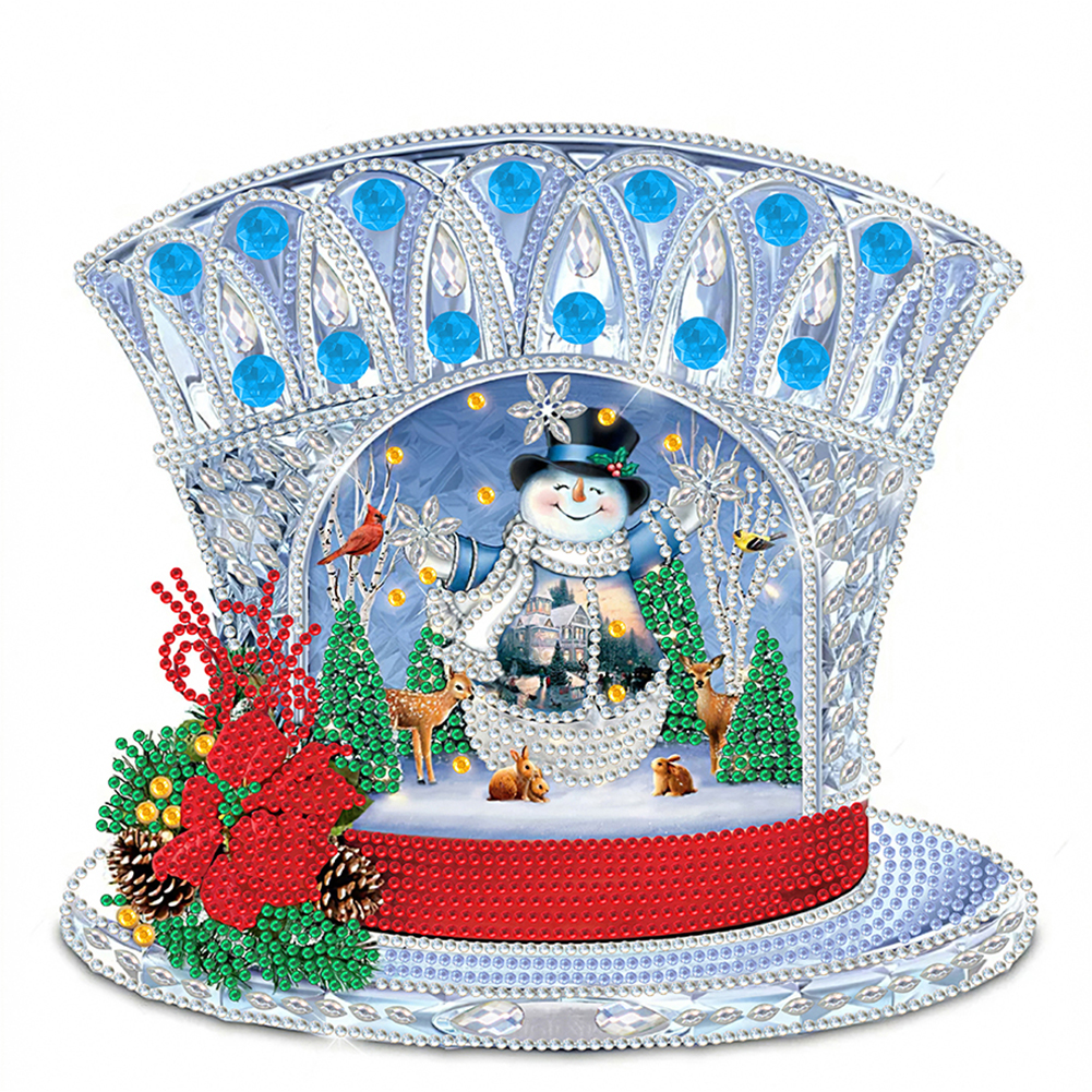 

Christmas Snowman - Special Shaped Diamond Painting - 30*30CM, 501 Original