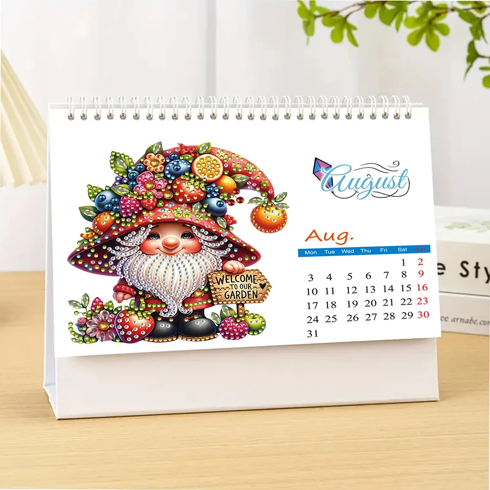5D/DIY Calendar Crystal Painting Desk Calendars Kit Diamond Painting Calendar