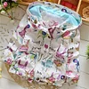 Kid Baby Girls Coat Spring Cotton  Flowers Dot Jacket Cardigan