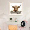 (Stamped/Counted) Highland Cow Baby-11CT Cross Stitch 40*40cm