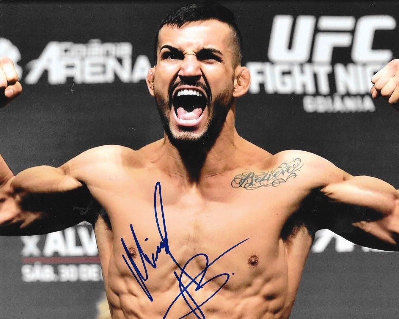 Mirsad Bektic signed UFC 8x10 Photo Poster painting autographed MMA