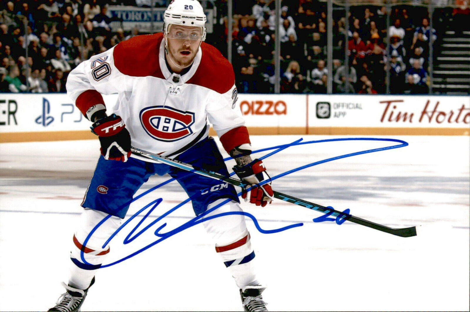 Nicolas Deslauriers SIGNED 4x6 Photo Poster painting MONTREAL CANADIENS #5