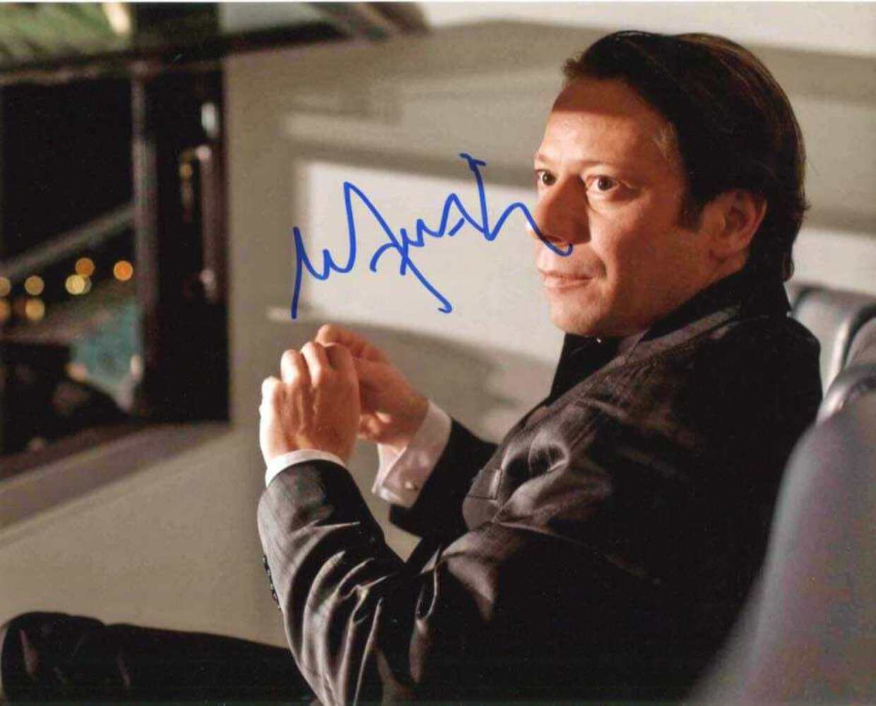 ACTOR Mathieu Amalric autograph, IP signed Photo Poster painting