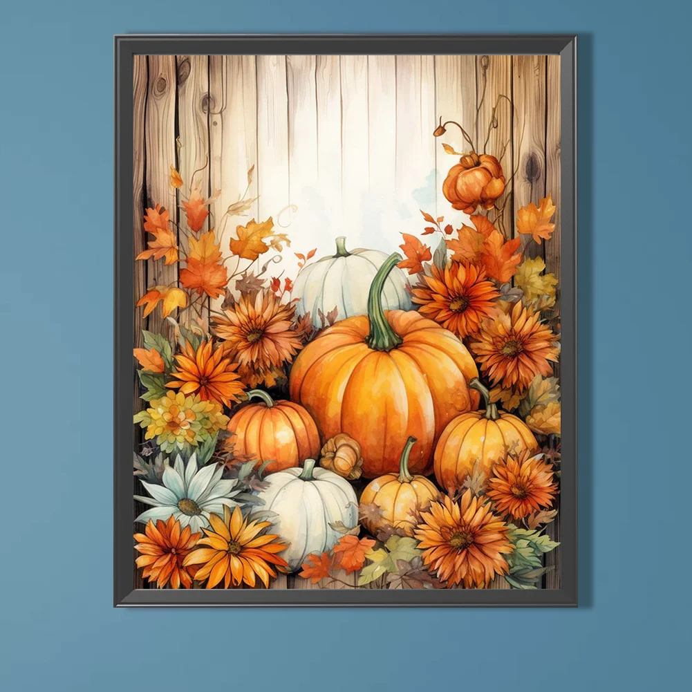 Full Round Diamond Painting 40*50cm - Pumpkin