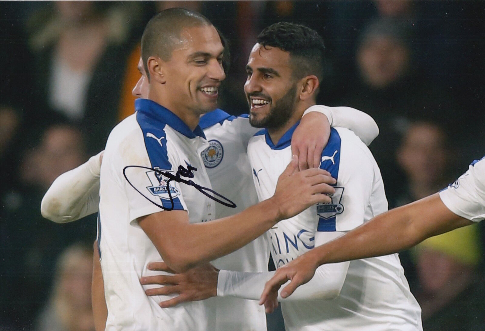 LEICESTER CITY HAND SIGNED GOKHAN INLER 12X8 Photo Poster painting 5.