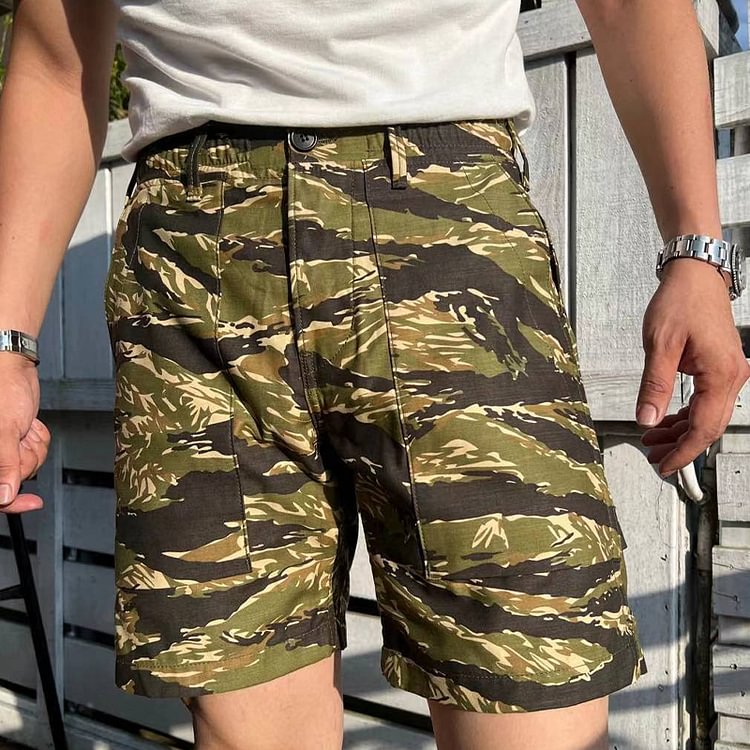 American Vintage Tabby Camouflage Casual Shorts