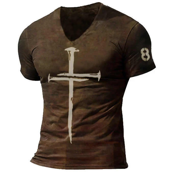 Mens Tactical Outdoor V-Neck Sports Top / [viawink] /