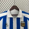 2024 Argentina Reversible Windbreake White Blue 1:1 Thai Quality