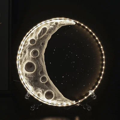 ✨✨✨🌙DIY Handmade Texture Moon Lamp