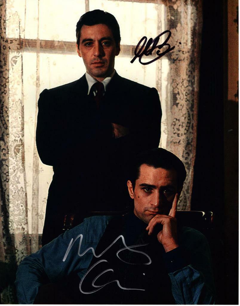 Al Pacino Robert DeNiro autographed 11x14 Picture signed Photo Poster painting and COA