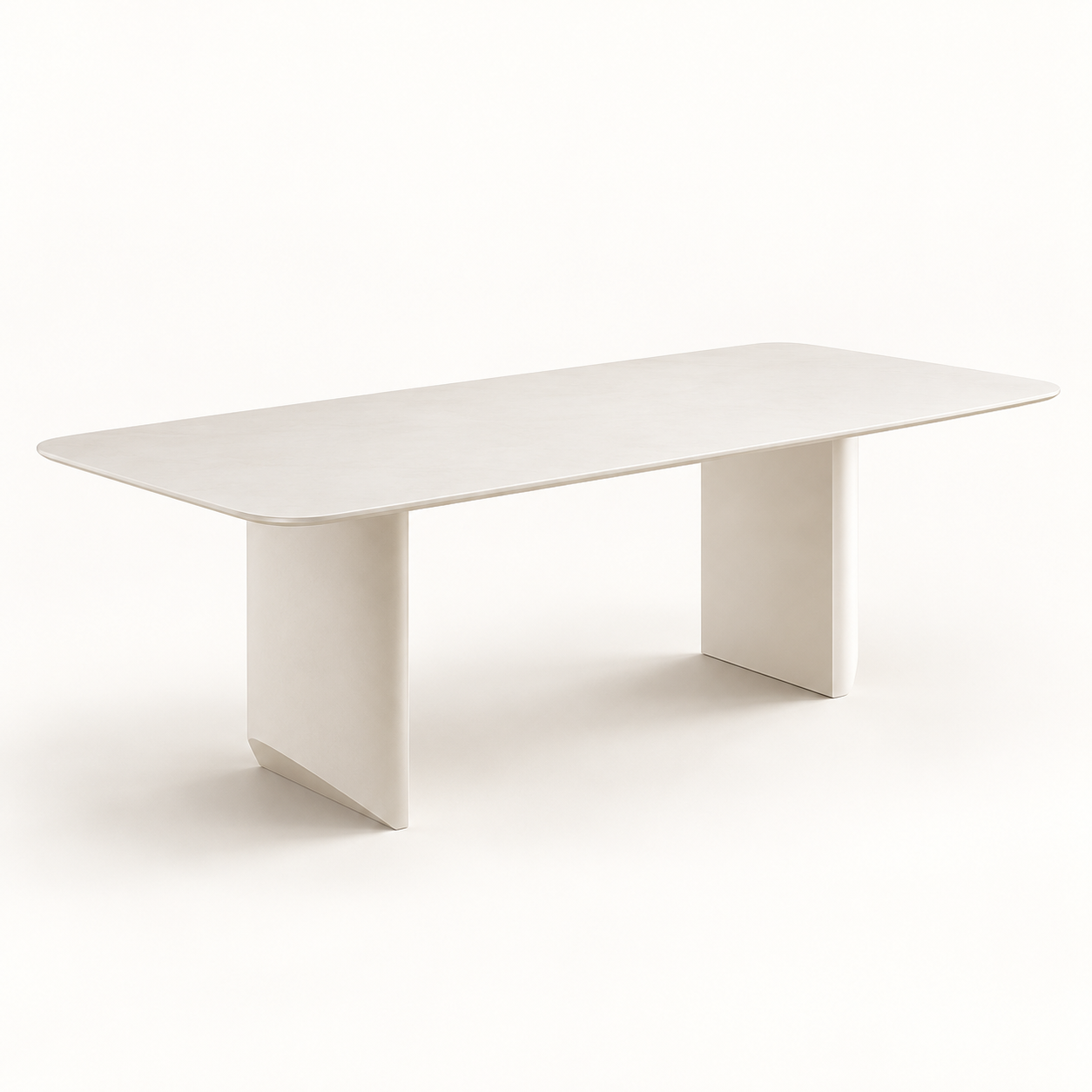 Cream Sintered Stone Dining Table