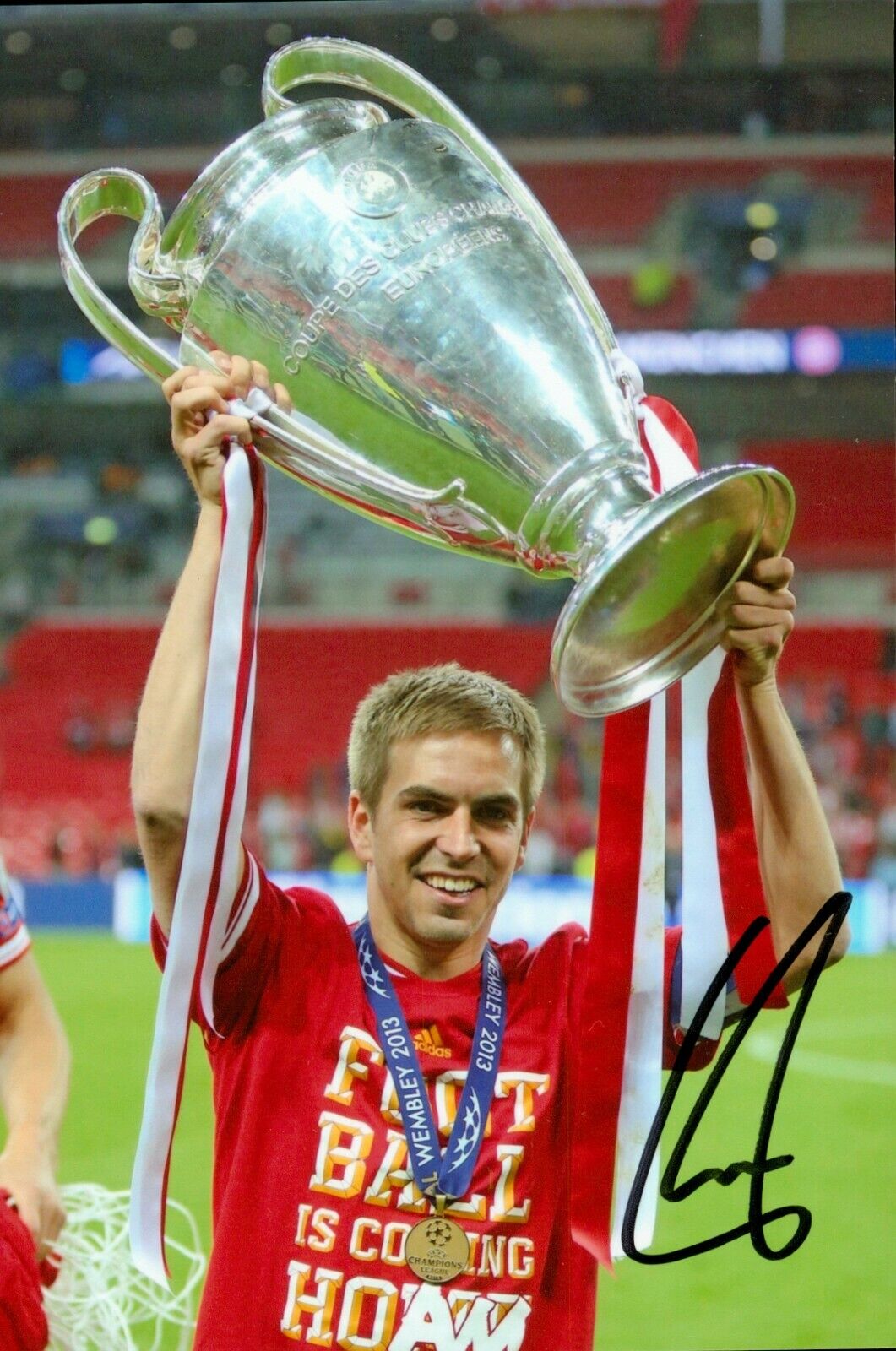 Philipp Lahm Signed 6x4 Photo Poster painting Bayern Munich Germany Autograph Memorabilia + COA