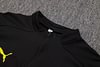 Joyfball 2024/2025 Dortmund Half-Pull Training Suit Black Jersey 1:1 Thai Quality Set