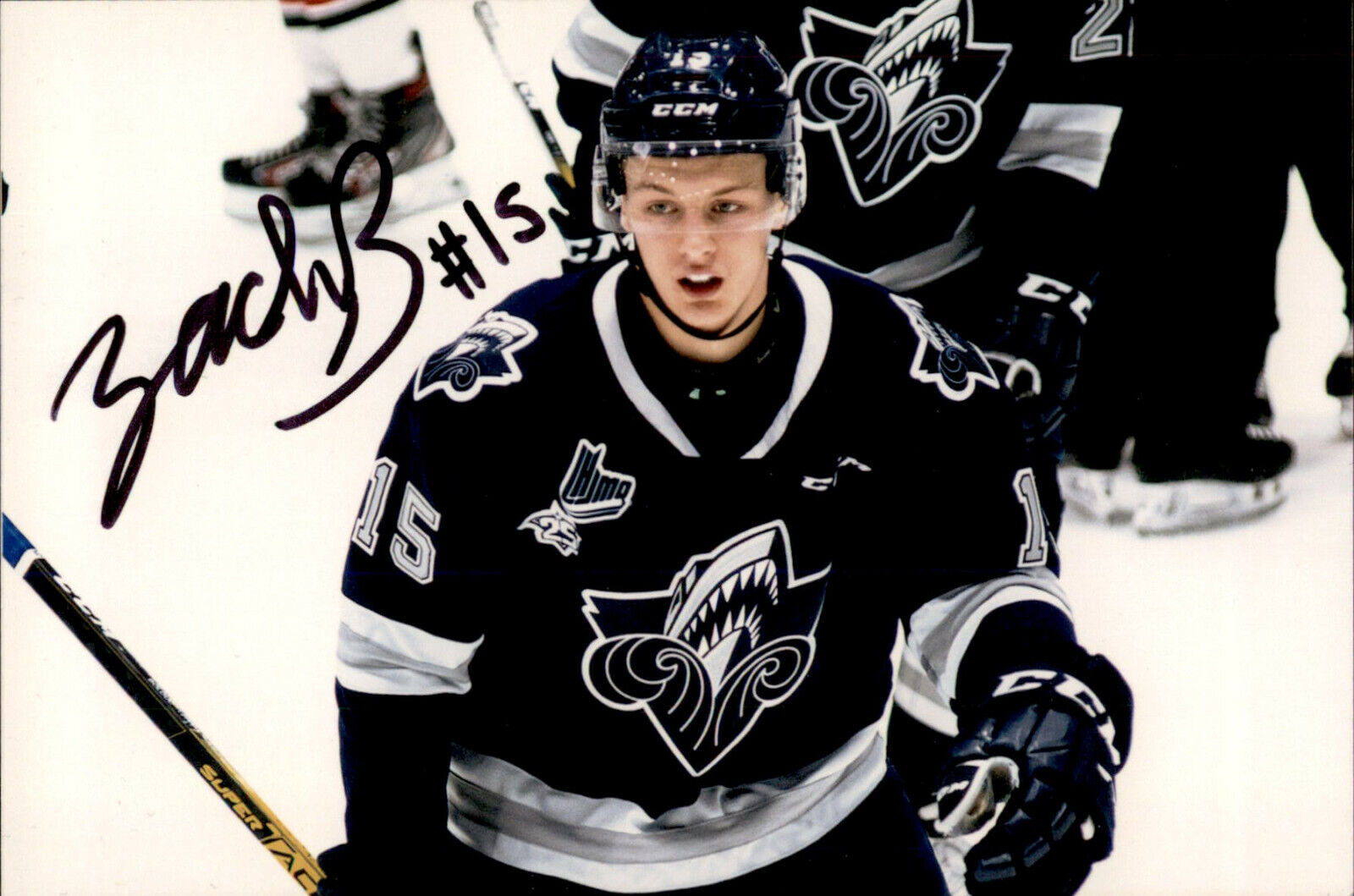 Zachary Bolduc SIGNED autographed 4x6 Photo Poster painting RIMOUSKI OCEANIC / ST LOUIS BLUES #2