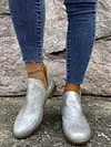 Low Heel Casual Boots