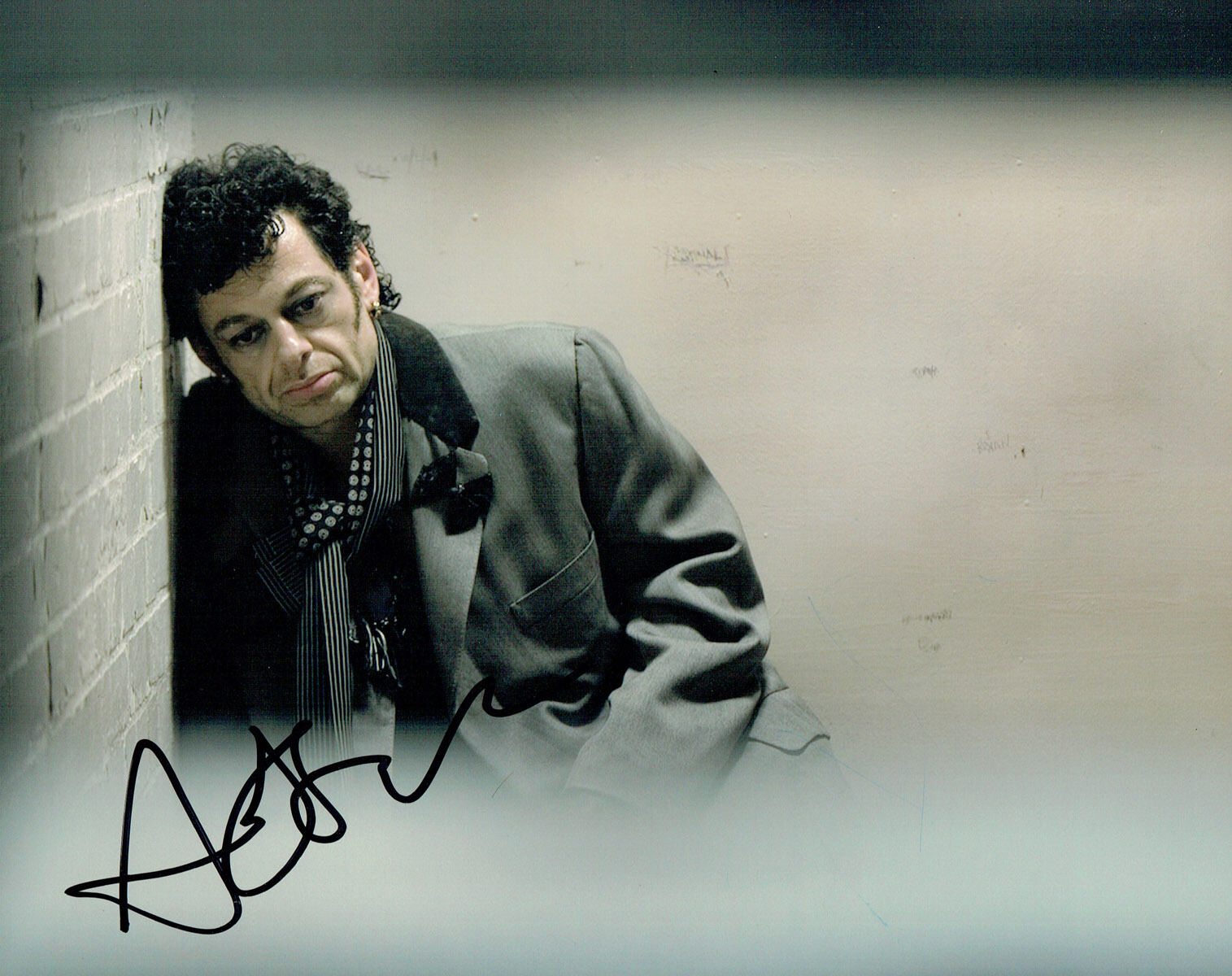 Andy SERKIS Signed Autograph 10x8 Photo Poster painting AFTAL COA Ian DURY Actor