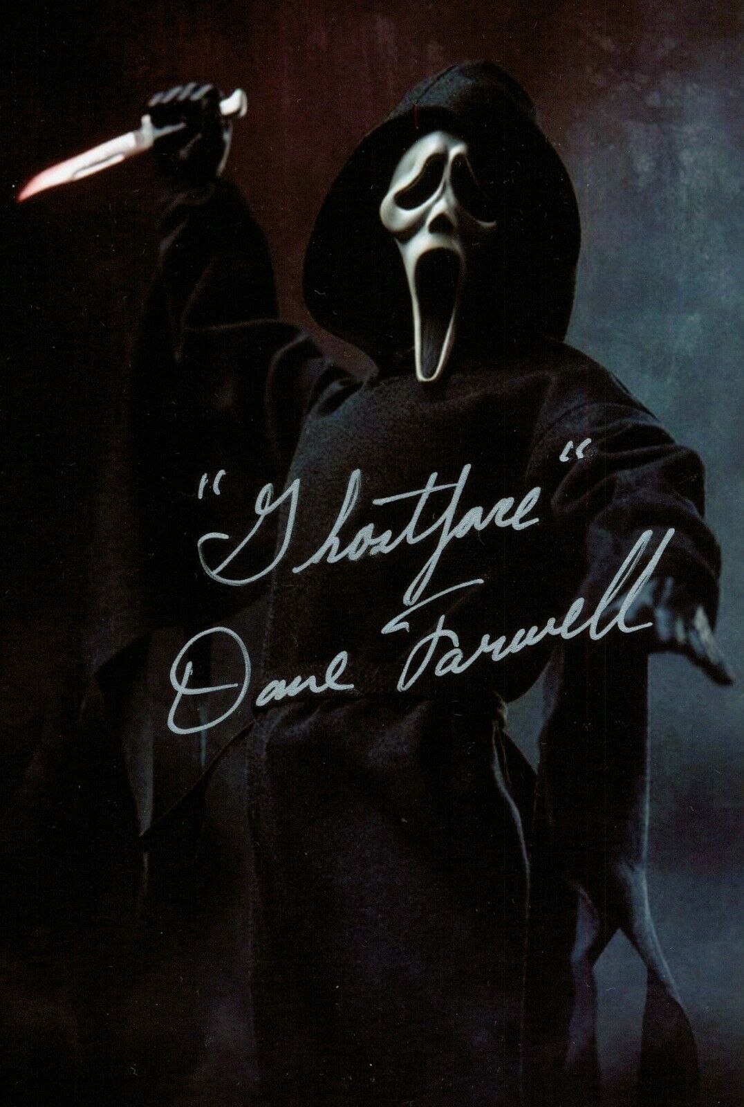 Dane Farwell Hand Signed 6x4 Photo Poster painting Scream Ghostface Autograph Memorabilia + COA