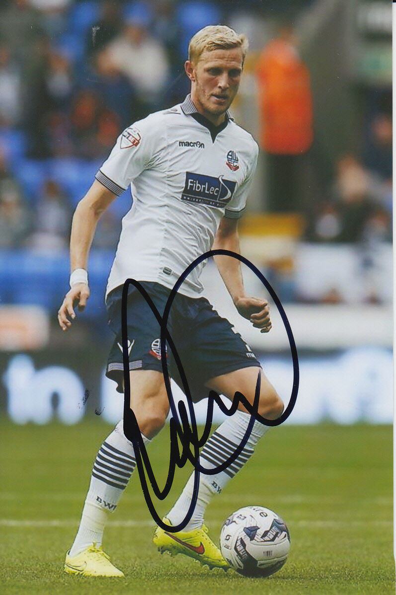 BOLTON WANDERERS HAND SIGNED DEAN MOXEY 6X4 Photo Poster painting.