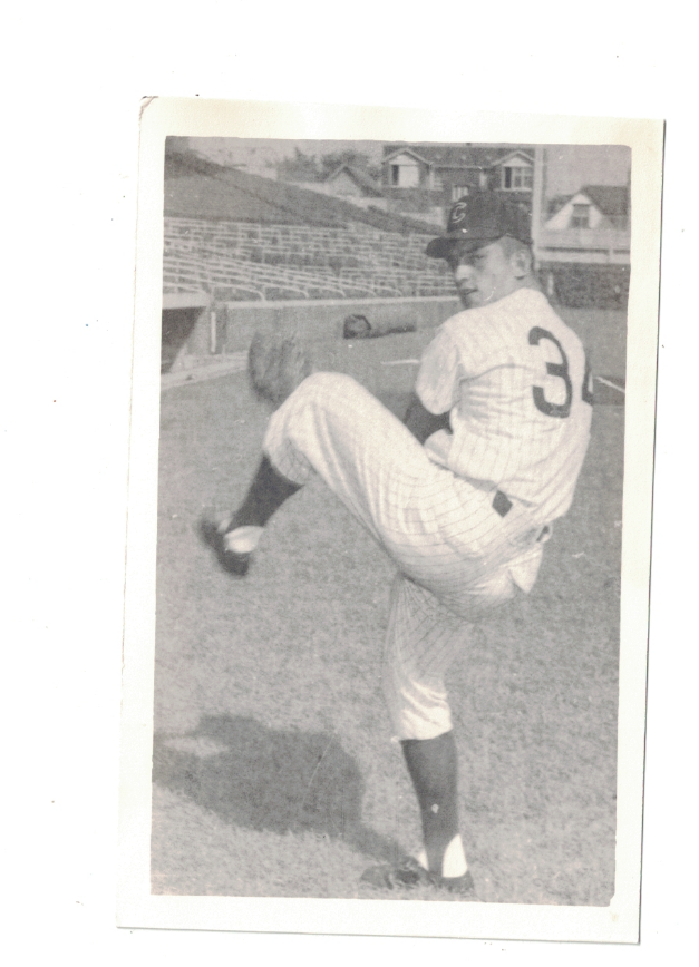 Dick Burwell Chicago Cubs Vintage Baseball Postcard Size Photo Poster painting RH1