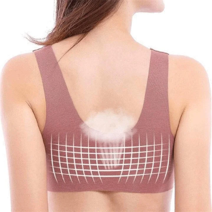 FRONT CLOSURE 5D SHAPING PUSH UP COMFY WIRELESS BRA(3 PCS)