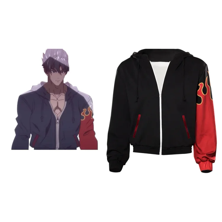 Tekken: Bloodline Kazama Jin Cosplay Costume Hoodie Coat Outfits Halloween Carnival Suit