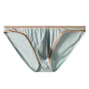 Men's Modal Briefs Ice Silk Low Rise Soft Bikini Brief  