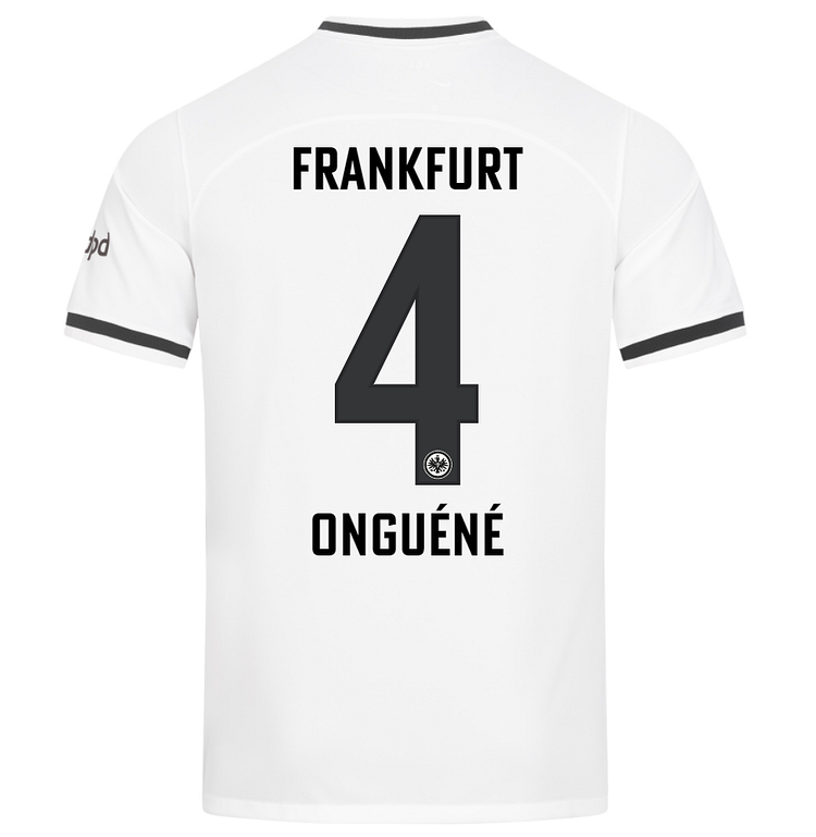 Eintracht Frankfurt Jérôme Onguéné 4 Trikot Heim 2022-2023