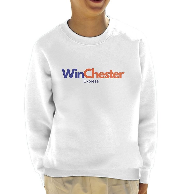 Fedex Logo Winchester Shaun Of The Dead Kid's Sweatshirt