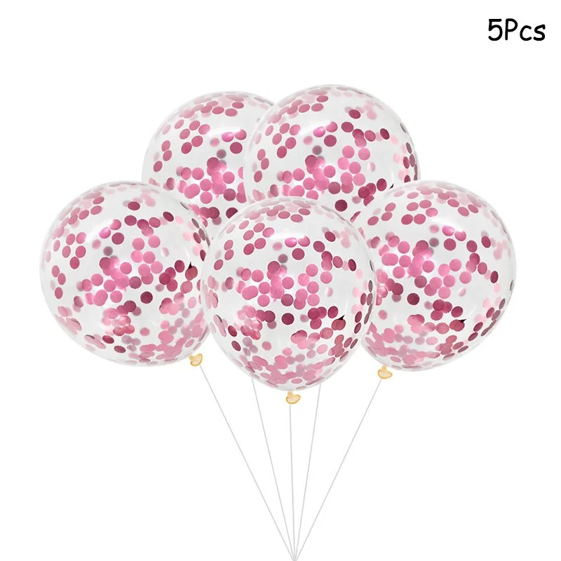 Gold Pink Disposable Tableware Set Paper Plates Cup Napkin Baby 1st Birthday Party Decor Baby Shower Girl Party Supplies Balloon