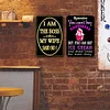 2PCS Phrase - Metal Tin Signs Set(12*16Inch)