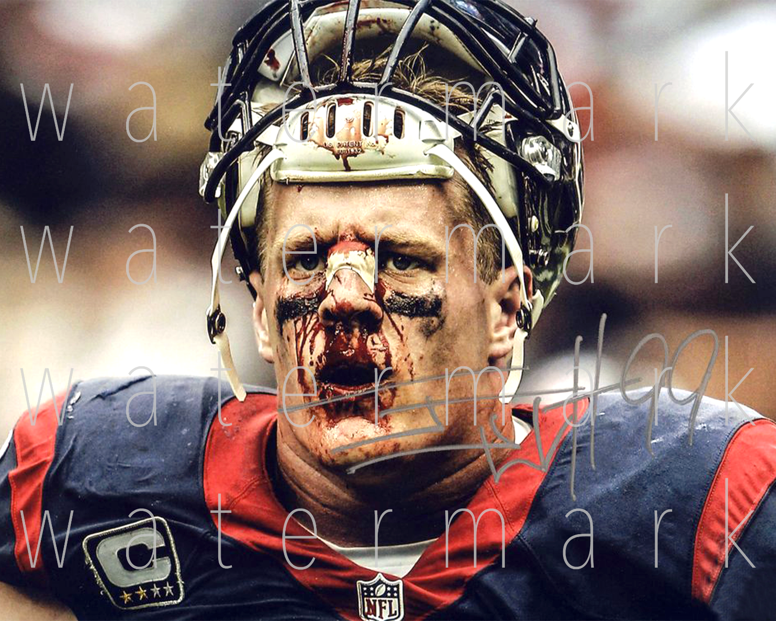 J J Watt Houston Texans signed 8X10 print Photo Poster painting poster autograph RP