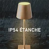 Lampe de table sans fil LED rechargeable moderne