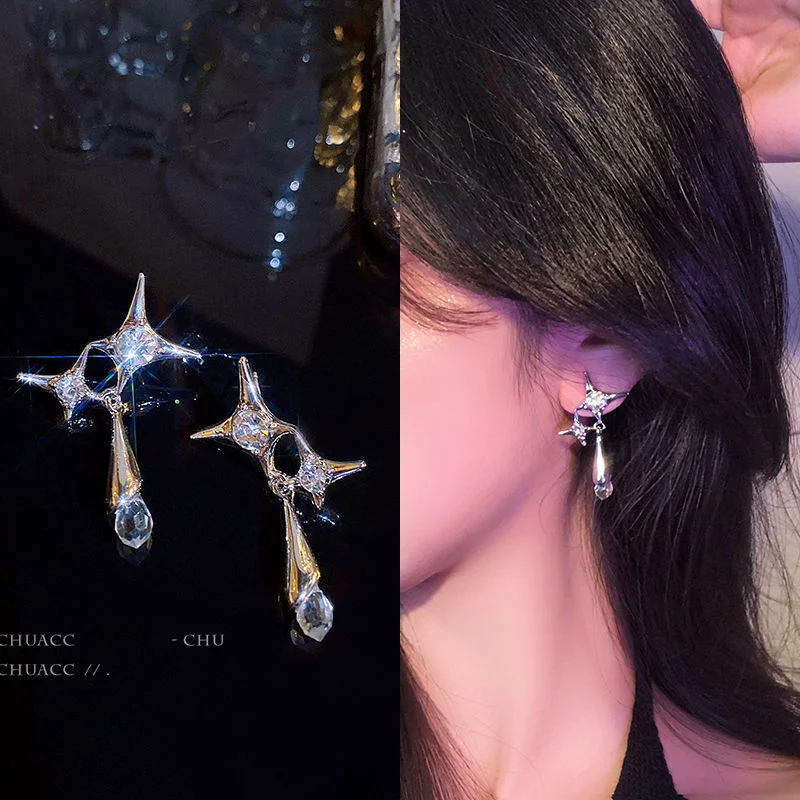 Sparkle Drop Rhinestone Earrings