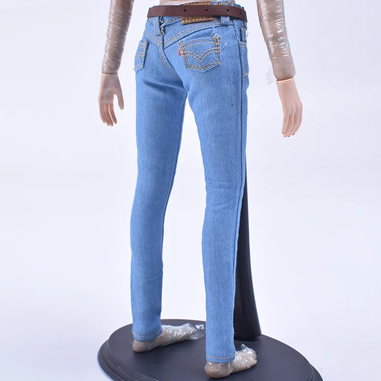 1/6 Scale Female Clothes Annex Women's skinny Tight Jeans CF001 A/B/C for  12 Inch PHicen Doll Jiaoudol Action Figure Accessories