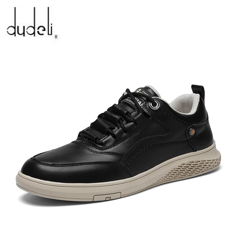 Men Shoes Fashion Genuine Leather Loafers Breathable Autumn Lace Up Comfortable Casual Outdoor Sneakers Shoes Zapatos Hombre 47