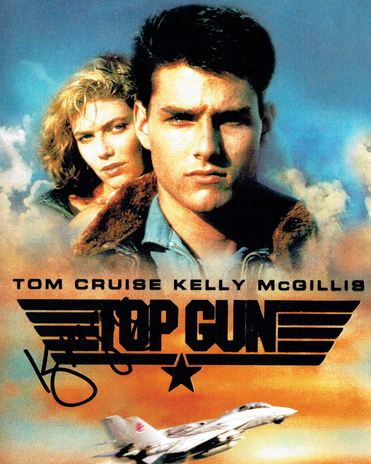 Kelly McGILLIS American Actress SIGNED 10x8 Top Gun Photo Poster painting AFTAL Autograph COA
