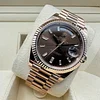 NEW 2025 Rolex Day-Date 40mm 228345RBR Rose Gold Slate Ombre Dial