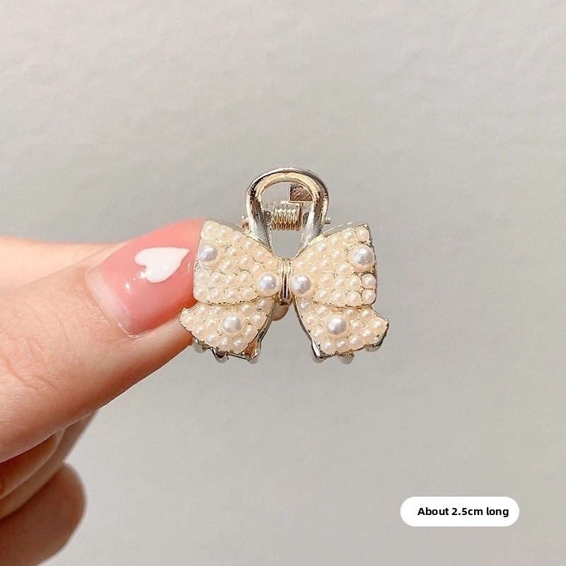 Sweet Butterfly Alloy Plating Inlay Artificial Pearls Rhinestones Hair Claws