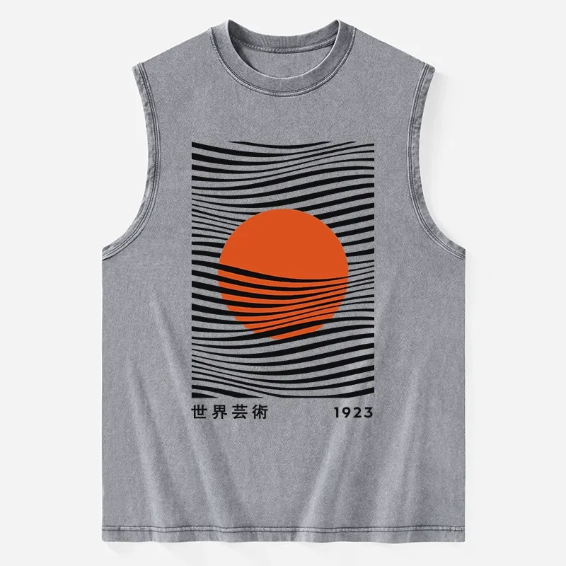 Minimalist Art Sun Washed Tank artswardrobe