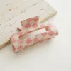 Colorful Chessboard Hair Clip Claw