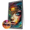(40*70cm)Girl - Full Round Drill Diamond Painting