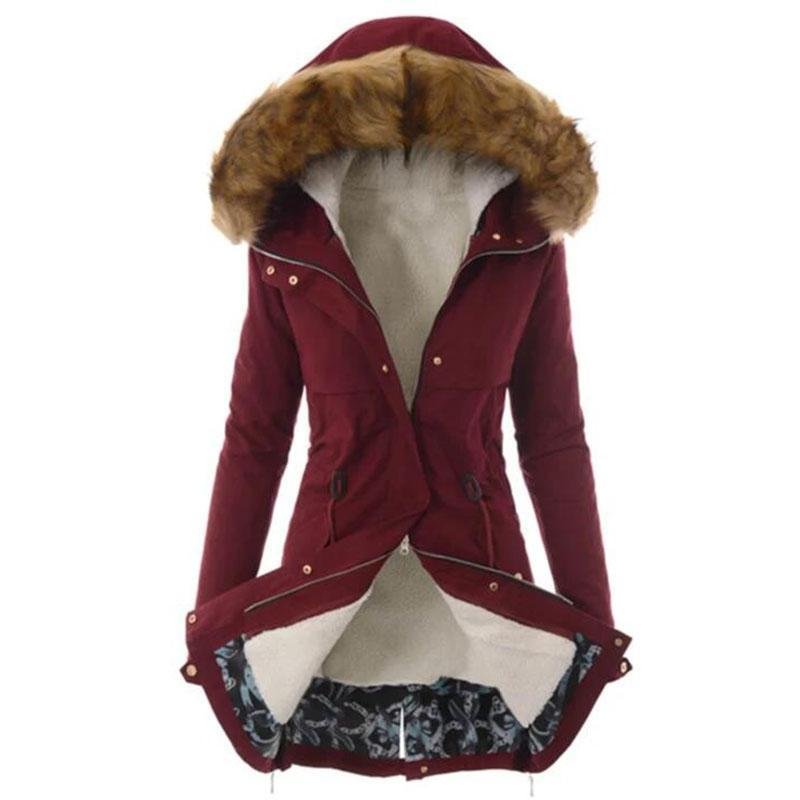 Two Way Zipper Hollister Parka Coat