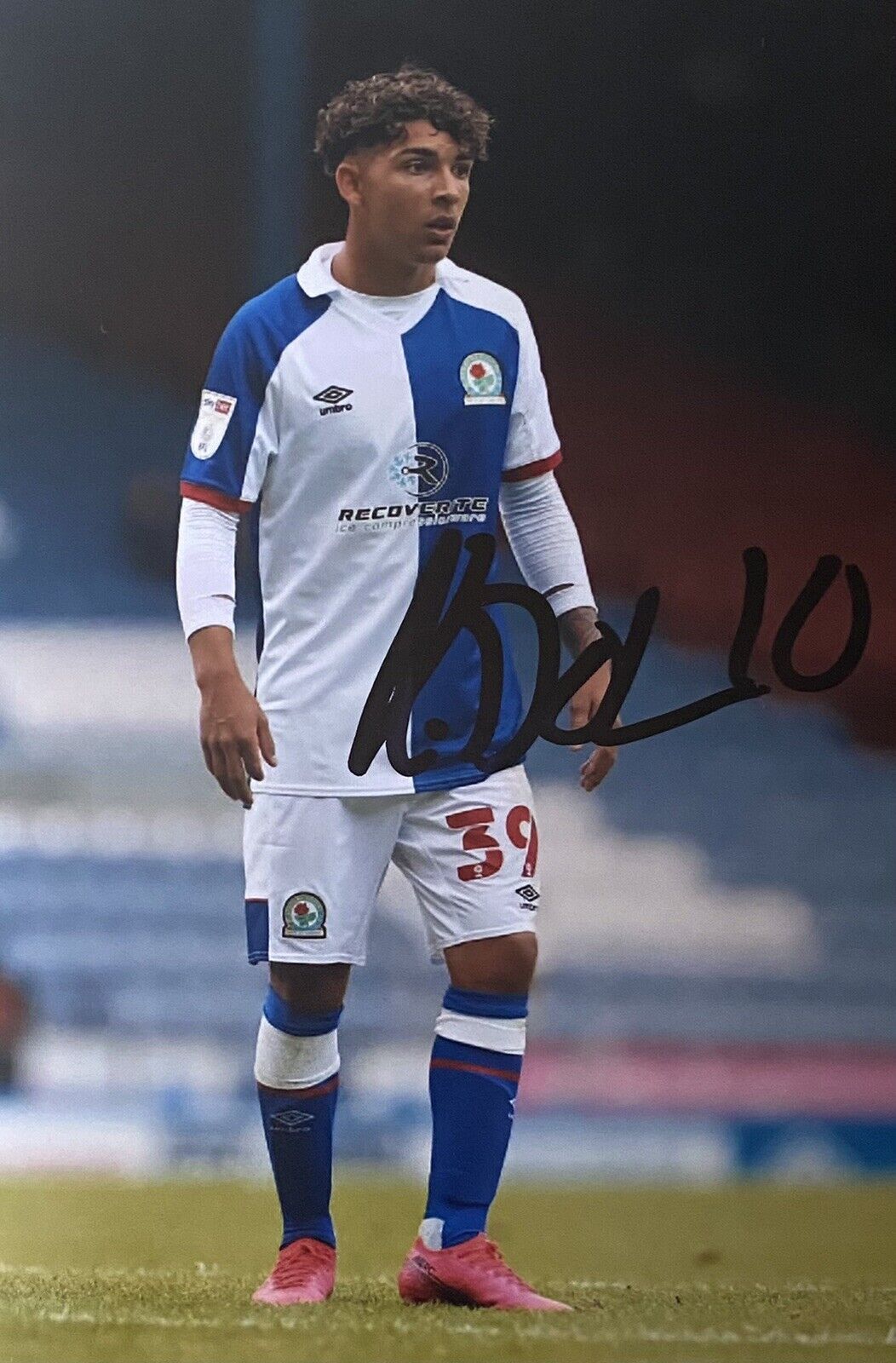 Tyrhys Dolan Genuine Hand Signed Blackburn Rovers 6X4 Photo Poster painting 3