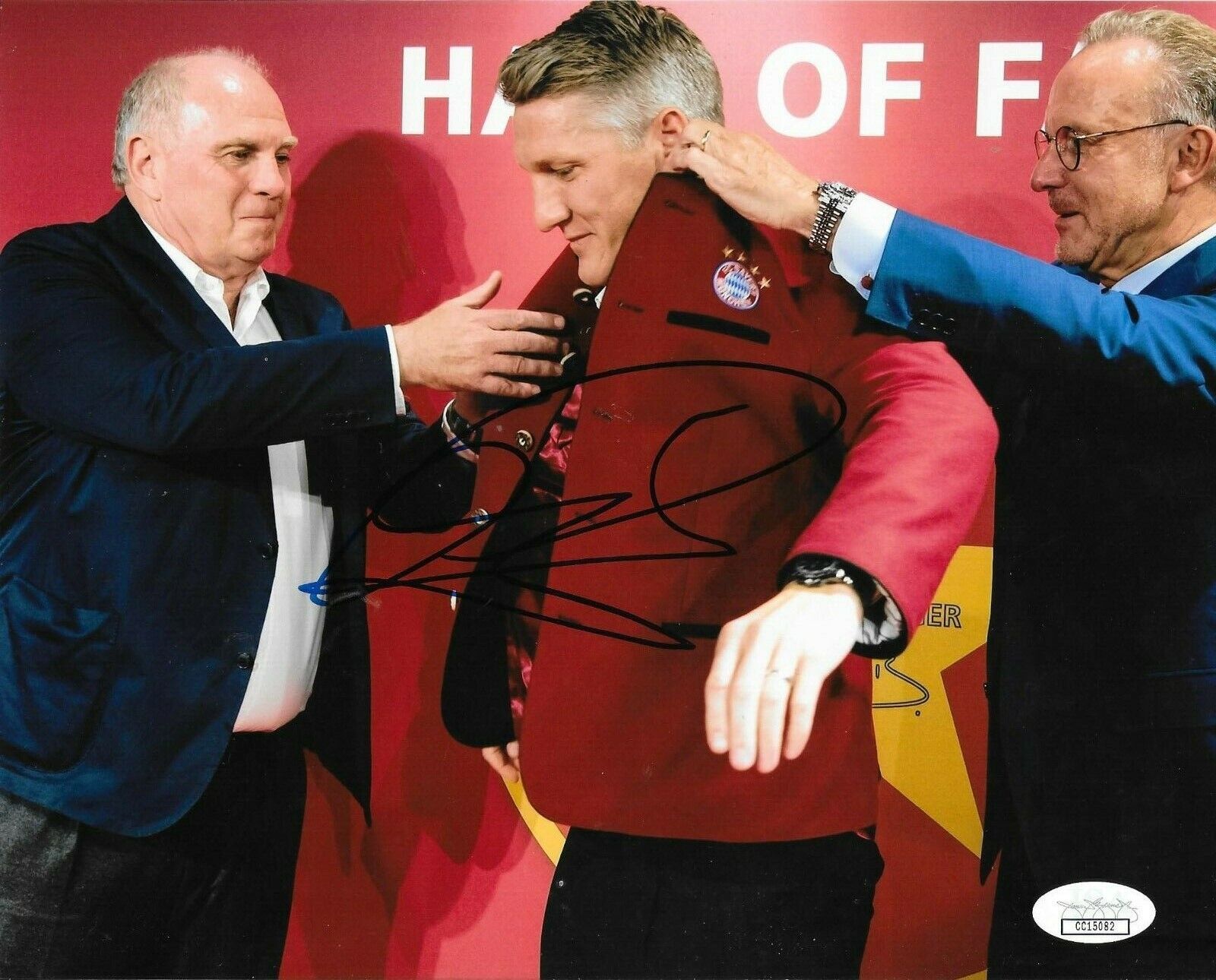 Bastian Schweinsteiger Chicago Fire signed Soccer 8x10 Photo Poster painting World Cup 5 JSA