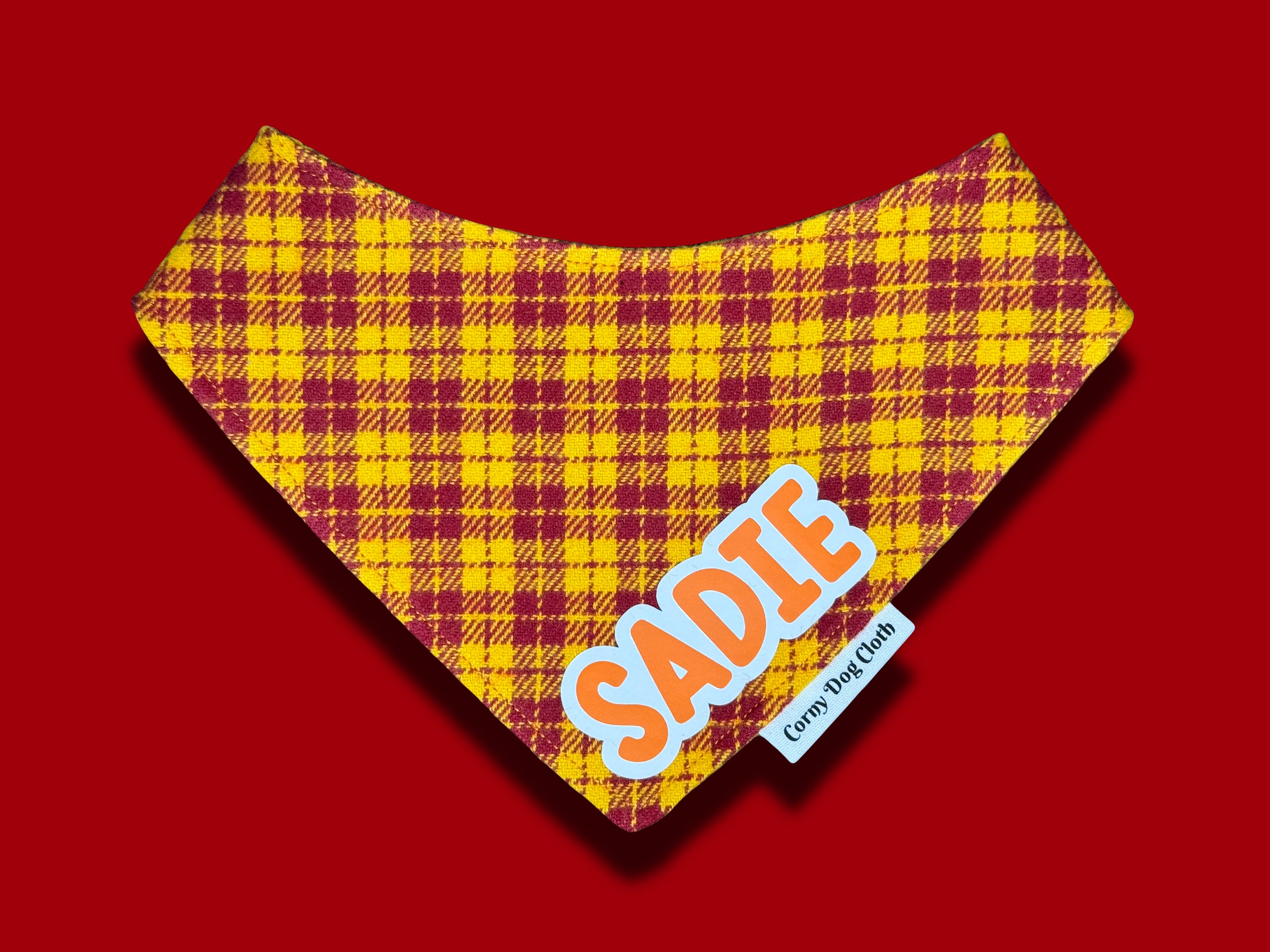 Flannel Dog Scarf