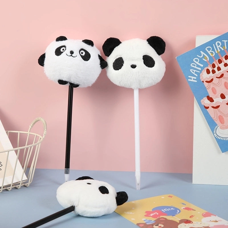 1 Piece Panda Class Learning School PP Cloth Cute Ballpoint Pen