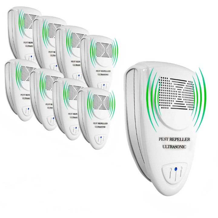 Ultrasonic Bat Repellent - Pack of 8 Deterrent Devices - Get Rid Of Bats In 48 Hours