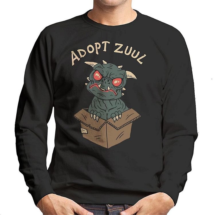 Adopt Zuul Ghostbusters Men's Sweatshirt